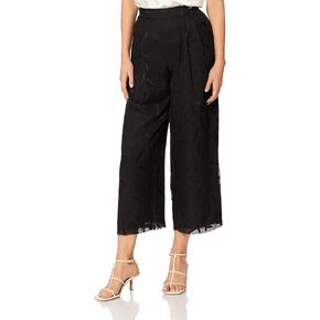 Armani Exchange Women's Flowy Wide Leg Logo Pant