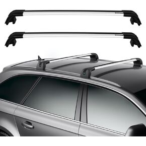 OCPTY Roof Rack Cross Bars Fit for Hyundai Santa Fe 2013 2014 2015 2016 2017 Cargo Bars for Cargo Carrier Bag Luggage Kayak Canoe Bike Snowboard Skiboard,Fits Side Rails Models ONLY