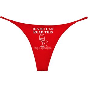 اختر من Southern Sisters من Funny Wine Thongs للنساء (عبوة من قطعة واحدة)