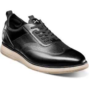 STACY ADAMS Men's Edgewood Wingtip Elastic Lace Oxford