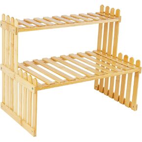 SHIDOW Bamboo Shelf, Desktop Organizer for Letter, A4 Paper, FIle, Horizontal File Holder, Office Supplies Storage Holder onDesk, Tabletop 13.7 x 11.8 x 9.84 inches in Saudi Arabia