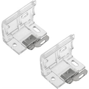 2 PCS Cordless Honeycomb and Pleated Curtains with Metal Clip for 1 Inch (25mm) Cordless Blinds Mounting Bracket Clip