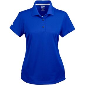 Adidas Women'S Golf Climalite Basic Performance Pique Polo Collegiate Royal S