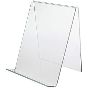 Dazzling Displays Clear Acrylic Book Easels - 4.5"W x 5.5"H x 5"D, Display Stand, Book Holders for Reading Hands-Free, Acrylic Display Stands, 3-Pack
