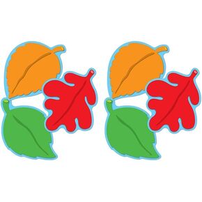 Carson Dellosa Education Carson Dellosa 36-Piece Colorful Leaves Bulletin Board Cutouts, Red, Orange and Green Leaf Cutouts for Bulletin Board, Fall Classroom Decorations, Seasonal Classroom Décor