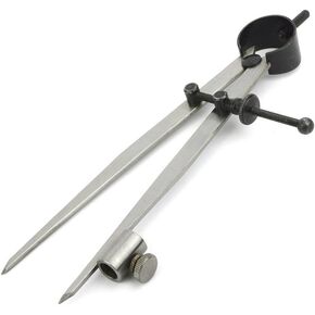 New 6" Precision Compass Pencil Holder/Spring Divider/Scriber