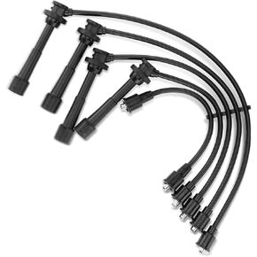 A-Premium Ignition Spark Plug Wires Set of 5 Compatible with Chevrolet Metro Tracker 1998 & Geo Tracker & Pontiac Firefly & Suzuki Esteem, Sidekick, Swift X-90