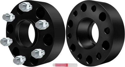 ECCPP 2 قطعة 2 بوصة 6x5.5 إلى 6x5.5 فواصل عجلات محورية 6x139.7 مللي متر إلى 6x139.7 مللي متر 78.1 محور 14x1.5 يناسب 1999-2019 لسيارة شيفروليه لسيلفرادو 1500 2001-2013 لسيارة شيفروليه للضواحي 1500 in Saudi Arabia