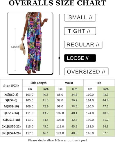 YESNO ملابس صيفية غير رسمية فضفاضة للنساء واسعة الساق حللا بوهو مطبوعة بالورود فضفاضة مع جيوب M PZH P002R in Kuwait