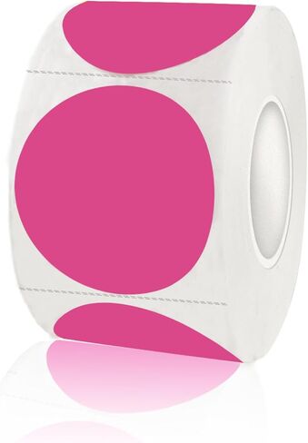 STARLIBOO Black Stickers - 350pcs Dot & Circle Stickers, 2 Inch, Ideal for Office, Classroom & Garage Sale in Kuwait