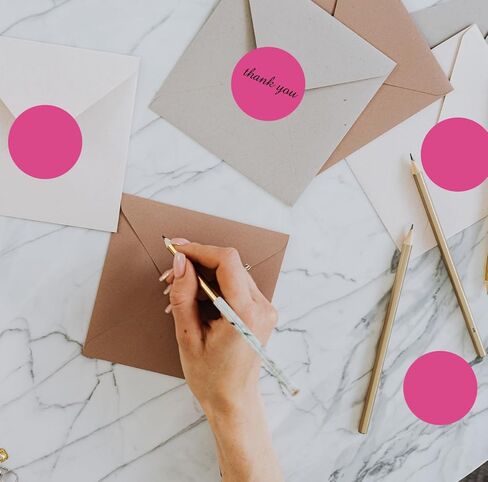 STARLIBOO Black Stickers - 350pcs Dot & Circle Stickers, 2 Inch, Ideal for Office, Classroom & Garage Sale in Kuwait