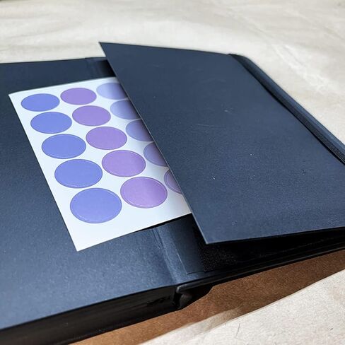 Black Page Dotted Journal Notebook A5 Hardcover Faux Leather 150GSM Black Paper Diary Notebook With Black Pages(White) in Saudi Arabia