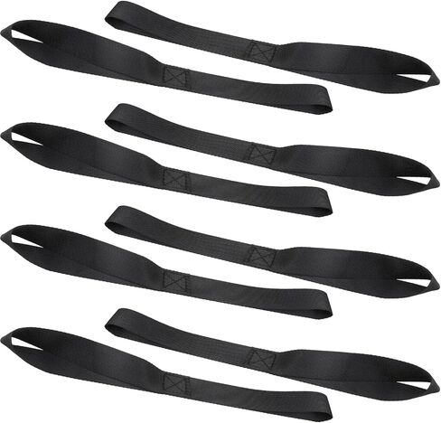 8 PCS Tie Down Straps Motorcycle Tie Down Straps 12 x 1in Soft Loop Tie Heavy Duty Tie Down Loops Motorcycle Handlebar Straps for Securing Motorcycles UTV ATV Kayak Dirt Bikes Lawn Equipment in Saudi Arabia