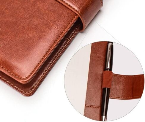 TREXD Loose-leaf Notebook Gift Box Set Spot Leather USB Flash Drive Book Pen Set (Color : D, Size : As shown) in Saudi Arabia