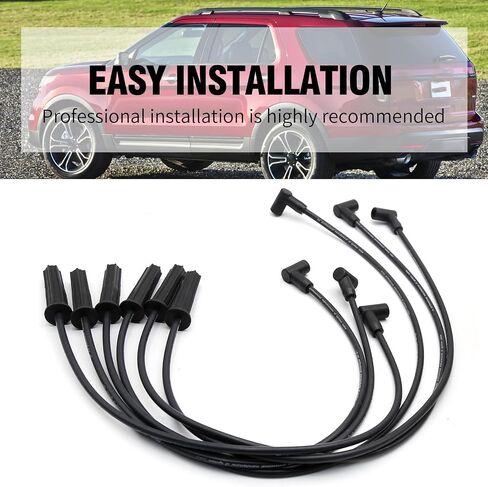 9726UU Spark Plug Wires Set, Spark Plug Ignition Wire Set, Spark Plug and Wires Set Replacement for Chevy Impala 2001, Replacement for Chevy Lumina 2001 in Saudi Arabia
