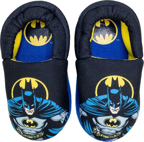 بنطلون صالة باتمان للأولاد Cozeez مع شباشب متطابقة بمقاسات 4/5، 6/7، 8، 10/12، أسود/أزرق in Kuwait