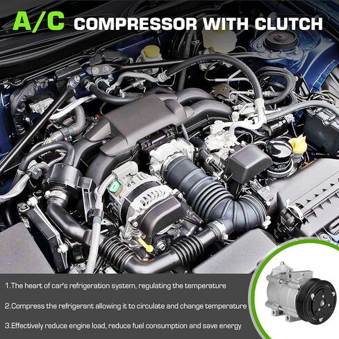 A/C Air Conditioner Compressor Clutch Fit for 1997-2001 F-ord F-150 1997-1999 F-250 2000-2001 F53 4.6L 5.0L 5.4L 6.0L 6.8L in Saudi Arabia