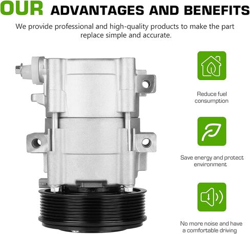 A/C Air Conditioner Compressor Clutch Fit for 1997-2001 F-ord F-150 1997-1999 F-250 2000-2001 F53 4.6L 5.0L 5.4L 6.0L 6.8L in Saudi Arabia