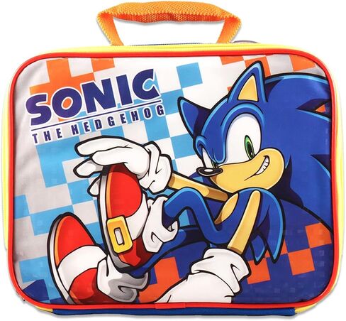 - Nintendo - Sonic the Hedgehog Backpack with Lunch Box Set - Bundle with 16" Sonic Backpack, Sonic Lunch Box, Water Bottle, Stickers, More | Sonic Backpack for Boys in Saudi Arabia