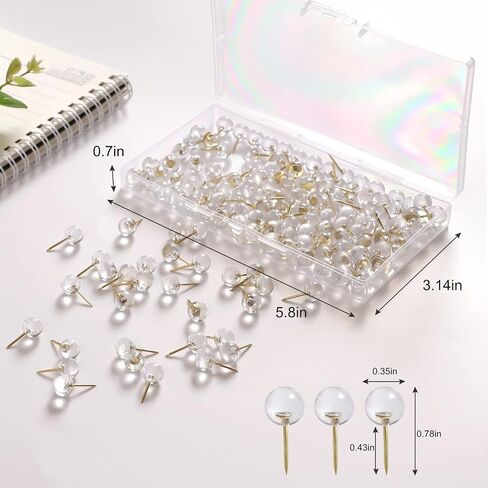 150 PCS Push Pins, Standard Plastic Head Steel Point Black Thumb Tacks for Wall, Black Plastic Round Head for Bulletin Boards, Fabric Markers, Crafts and Office Organization (Black) in Saudi Arabia