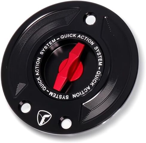 Motorcycle Gas Tank Cover Fuel Tank Cap Twist Quick Release Aluminum Accessories Fit For BMW F800GS Adventure R1200R R1200GS R9T S1000R (Red) in Saudi Arabia