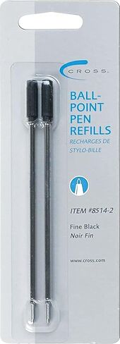 Cross Ballpoint Pen Refill - Black - Fine - Dual Pack in Saudi Arabia
