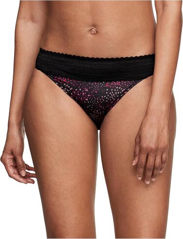 Warner's Women's No Pinching, No Problem Dig-Free Comfort Waist with Lace Microfiber Hipster 5609j in Kuwait