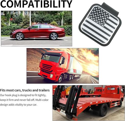 غطاء وصلة وصلة المقطورة الفضي، قابس مقاوم للغبار بخطاف المقطورة، غطاء حماية للفم المربع، غطاء أنبوبي لجهاز الاستقبال، أغطية وصلة السحب مناسبة لأجهزة الاستقبال مقاس 2 بوصة in Kuwait