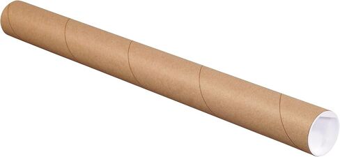 SNP2060K Mailing Tubes with Caps, 2" x 60", Kraft (Pack of 50) in Saudi Arabia