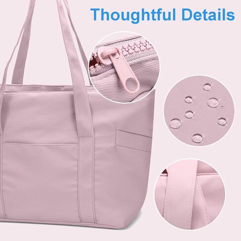 حقيبة حمل للنساء، حقيبة حمل كبيرة من Travel Essentials مع سحاب، حقيبة يد بمقبض علوي للسفر والعمل in Saudi Arabia