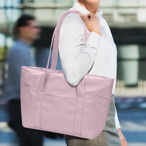 حقيبة حمل للنساء، حقيبة حمل كبيرة من Travel Essentials مع سحاب، حقيبة يد بمقبض علوي للسفر والعمل in Saudi Arabia