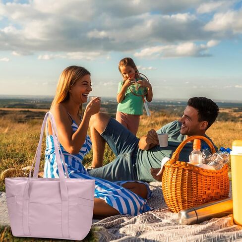 حقيبة حمل للنساء، حقيبة حمل كبيرة من Travel Essentials مع سحاب، حقيبة يد بمقبض علوي للسفر والعمل in Saudi Arabia