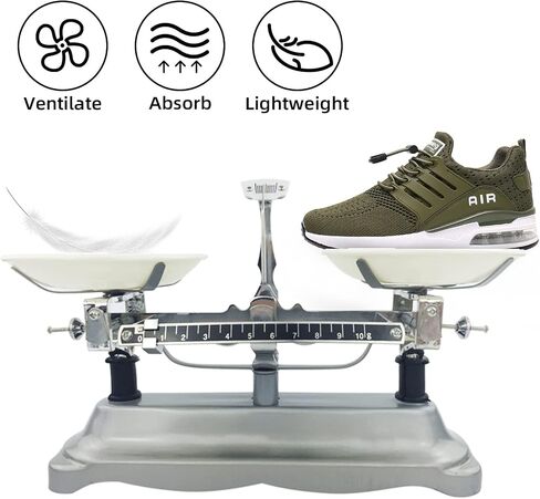 Running Shoes for Men Lightweight Walking Tennis Shoes Non Slip Sports Basketball Fashion Sneakers for Workout Casual Athletic in Saudi Arabia