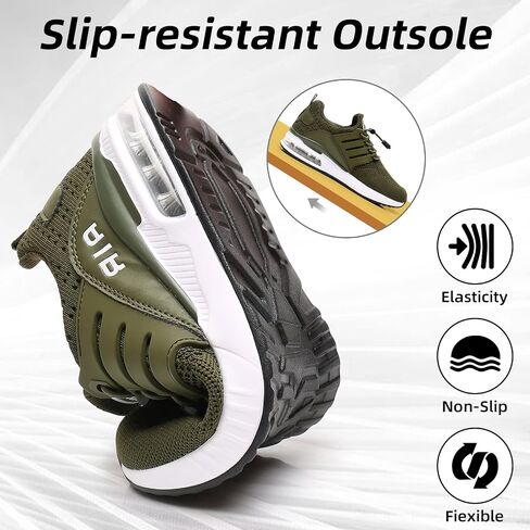 Running Shoes for Men Lightweight Walking Tennis Shoes Non Slip Sports Basketball Fashion Sneakers for Workout Casual Athletic in Saudi Arabia