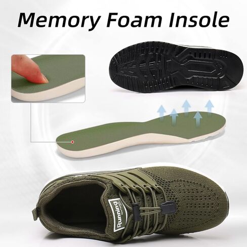 Running Shoes for Men Lightweight Walking Tennis Shoes Non Slip Sports Basketball Fashion Sneakers for Workout Casual Athletic in Saudi Arabia