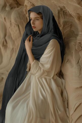 Medieval Cloak with Hood Men Apocalyptic Shawl Renaissance Costume Retro Shemagh Accessories in Saudi Arabia