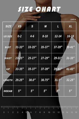 Vertvie Workout Jumpsuits for Women Zip Up Tummy Control Sleeveless One Piece Rompers Shorts V Back Scrunch Yoga Bodysuit in Saudi Arabia