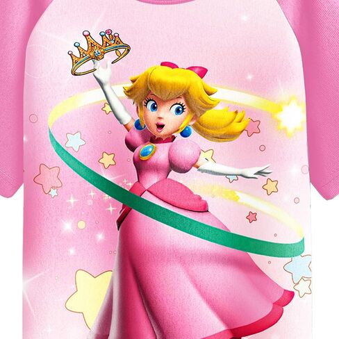 مجموعة شورتات قميص الأميرة للفتيات، ملابس منزلية كاجوال، ملابس أفلام وحفلات الأطفال in Saudi Arabia