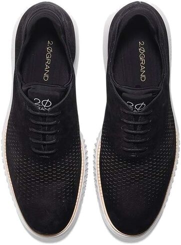 Cole Haan mens 2.zerogrand Laser Wingtip Lined Oxford, Black Nubuck/Grey, 13 US in Saudi Arabia