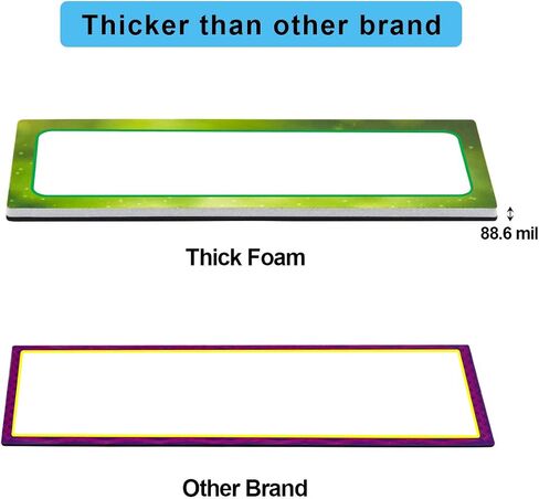 Magnetic Dry Erase Labels Galaxy Name Plates 3 x 1.2 Inches 32 Reusable Magnetic Strips Stickers for Classroom School Office Whiteboard Locker Refrigerator Supplies in Saudi Arabia