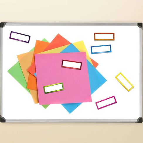 Magnetic Dry Erase Labels Galaxy Name Plates 3 x 1.2 Inches 32 Reusable Magnetic Strips Stickers for Classroom School Office Whiteboard Locker Refrigerator Supplies in Saudi Arabia