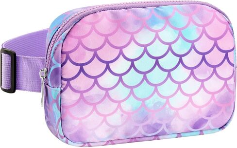 Kids Tie Dye Waist Bag - Girls Waist Bag Tie Dye Waist Bag with Adjustable Waistband 20-35.5 Inch, Girls Waist Bag Tie Dye Multiple Compartments Waist Bag Girls Sports Bag Child Runner Bag Tie Dye in Saudi Arabia
