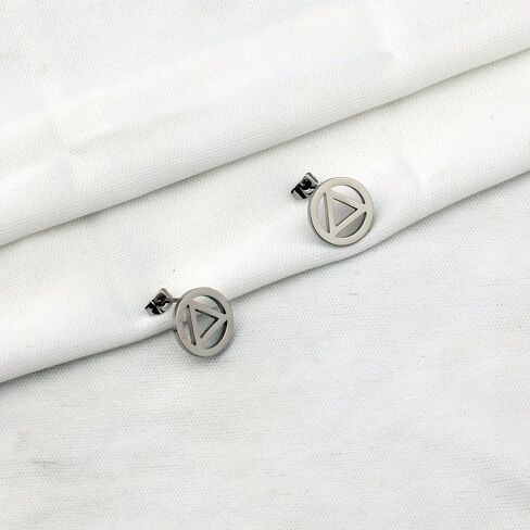 AA Earring Recovery Sobriety Gift Alcoholics Anonymous Jewelry in Saudi Arabia