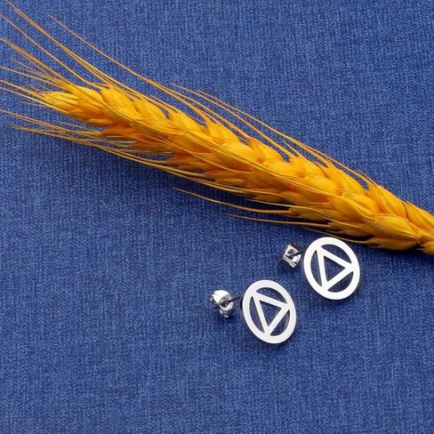 AA Earring Recovery Sobriety Gift Alcoholics Anonymous Jewelry in Saudi Arabia