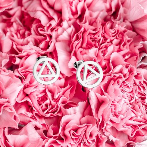AA Earring Recovery Sobriety Gift Alcoholics Anonymous Jewelry in Saudi Arabia