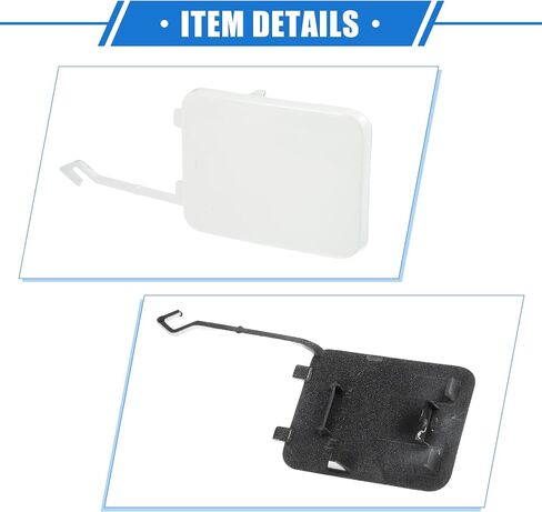 Tow Hook Eye Hole Cover Cap Compatible for Mercedes-Benz W211 E-Class E280 E320 E350 E550 E500 E55 2002-2008, Durable Plastic White Rear Right in Saudi Arabia