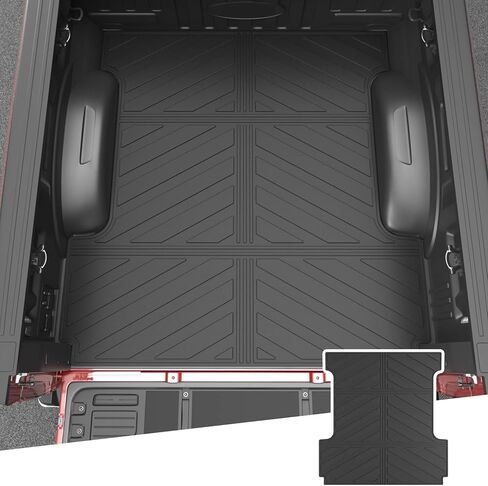 حصيرة سرير شاحنة Xipoo متوافقة مع 2015-2024 Ford F150 5.5Ft Truck Liner TPE مادة استبدال بطانة السرير لملحقات Ford F150 2015-2024 in Saudi Arabia