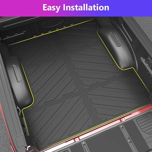 حصيرة سرير شاحنة Xipoo متوافقة مع 2015-2024 Ford F150 5.5Ft Truck Liner TPE مادة استبدال بطانة السرير لملحقات Ford F150 2015-2024 in Saudi Arabia