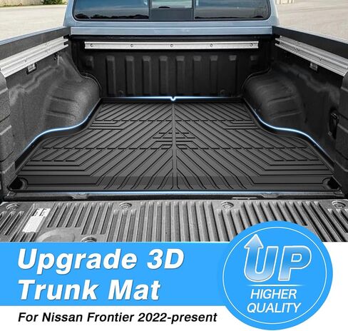 Powerty Truck Bed Mat Compatible with Nissan Frontier 2022-2024 Accessories All Weather 5 FT(5 Feet (60") Truck Bed Liner TPE Pickup Bed Mat Black in Saudi Arabia