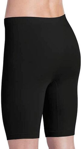 Jockey Ladies' Skimmies Slip Short Smooth Lightweight Mid-Length , 2 Pack (Medium) Black/Light Nude in Saudi Arabia